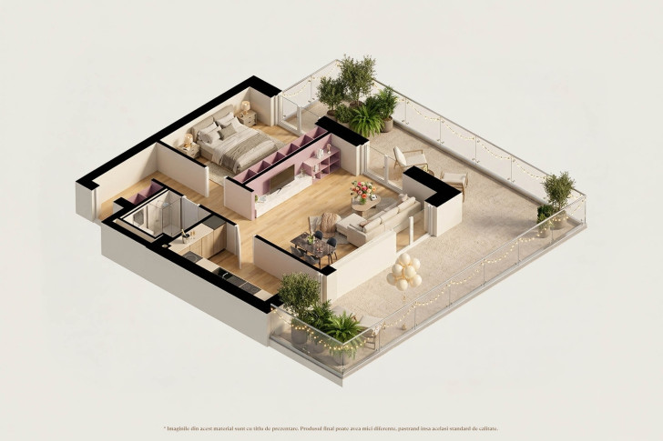 Apartamente 2 camere 2P