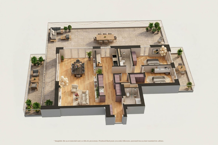 Apartamente 3 camere 3S