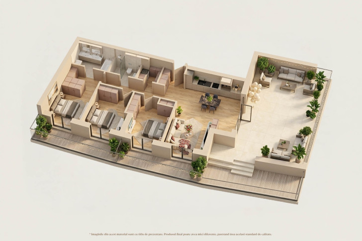 Apartamente penthouse 4O