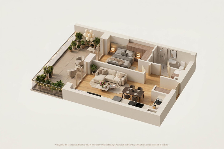 Apartamente studio 1S