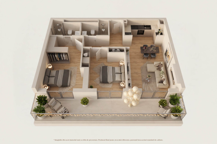 Apartamente 3 camere 3C