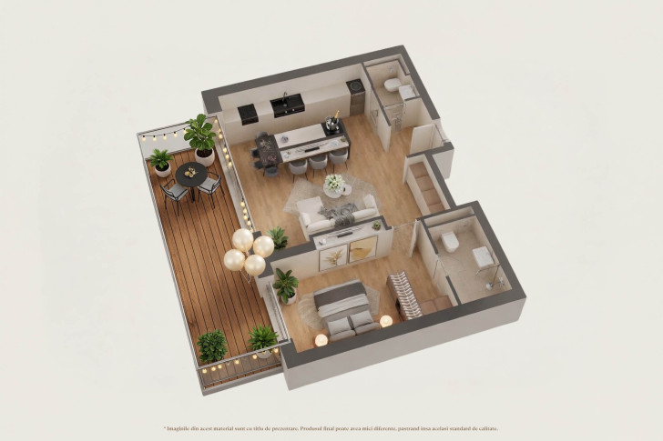 Apartamente 2 camere 2K