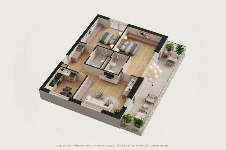 Apartamente 3 camere 3I