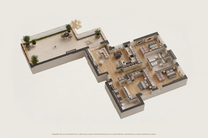 Apartamente penthouse 4T