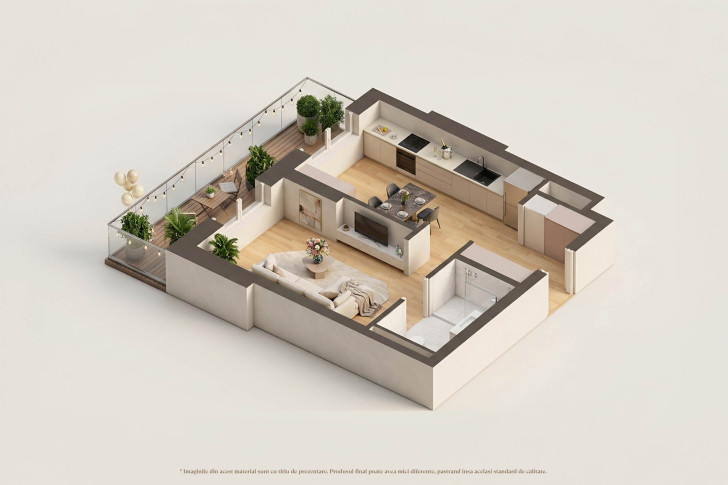 Apartamente studio 1V