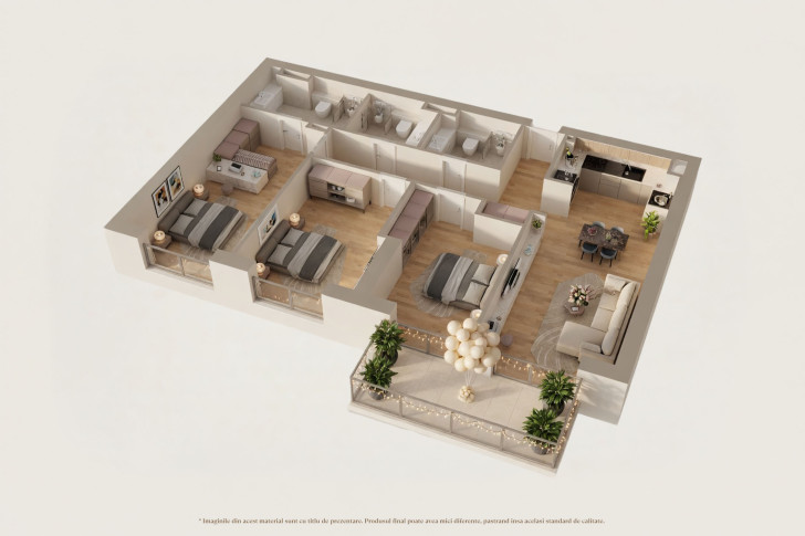 Apartamente 4 camere 4N