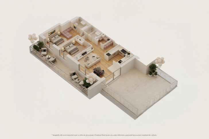 Apartamente penthouse 3O