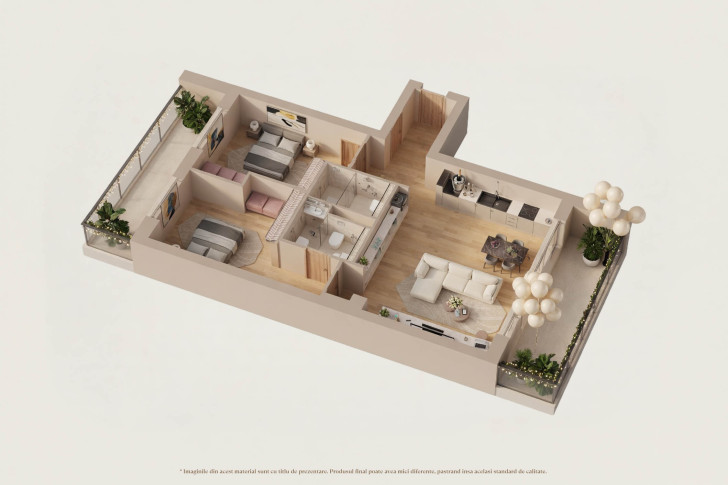 Apartamente 3 camere 3J