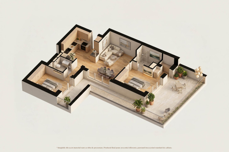 Apartamente penthouse 3X
